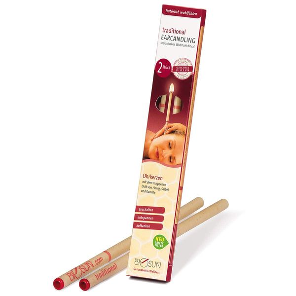 Biosun Ear Candles Traditional (Pack of 2)