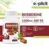 eXplicit Supplement Complete Berberine Supplement with Ceylon Cinnamon – 180 Ct