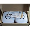 Wireless Doorbell KIT (TWO RECEIVERS & TWO BUTTONS!), White w/ LEDs 1000Ft RANGE