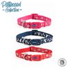 Ancol Fashion Collar Blue Reflective Bones Adjustable, 30-50 cm