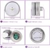 JINHEZO Submersible LED Light, Tea Lights, Pond Underwater Small LED Lights, Battery Operated 125 Hours, for Wedding Home Vase Festival Party Decoration White 24Pcs (Built-in 48 Batteries)