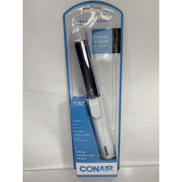 Conair 1” Curling Iron Curls ‘n Curls Medium Wave Curls Cool Tip