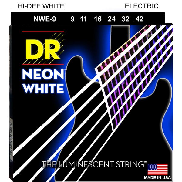 DR Strings HI-DEF NEON Electric Guitar Strings (NWE-9)