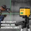 PREXISO Laser Level Tripod 100Ft Dual Module Self Leveling Cross Line LaserLevel
