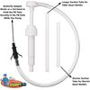 Fluid Pump for Standard Quart Bottles - 8Cc per Pump Stroke and 3Rd Hand Adapter