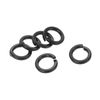 uxcell M5 304 Stainless Steel Split Lock Washers Spring Lock Washers Black 50pcs