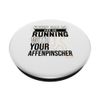 Jogger mit Affenpinscher PopSockets Klebender PopGrip