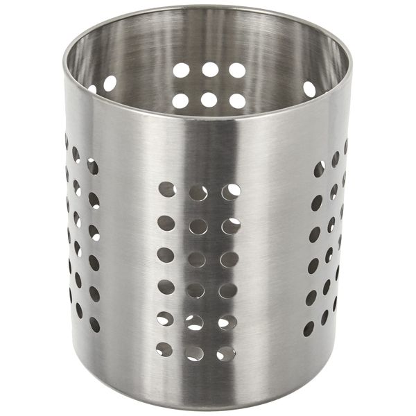 Zeller 27340 12 x 13 cm Kitchen Utensil Holder Stainless Steel