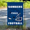 Ithaca Bombers Football Helmet Garden Flag