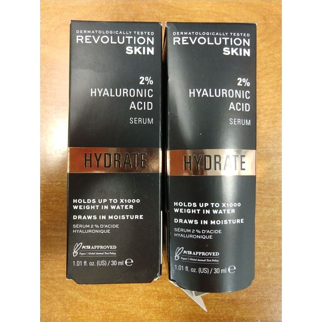 2Pk Revolution Skincare 2% Hyaluronic Acid Plumping & Hydrating Solution - E11C