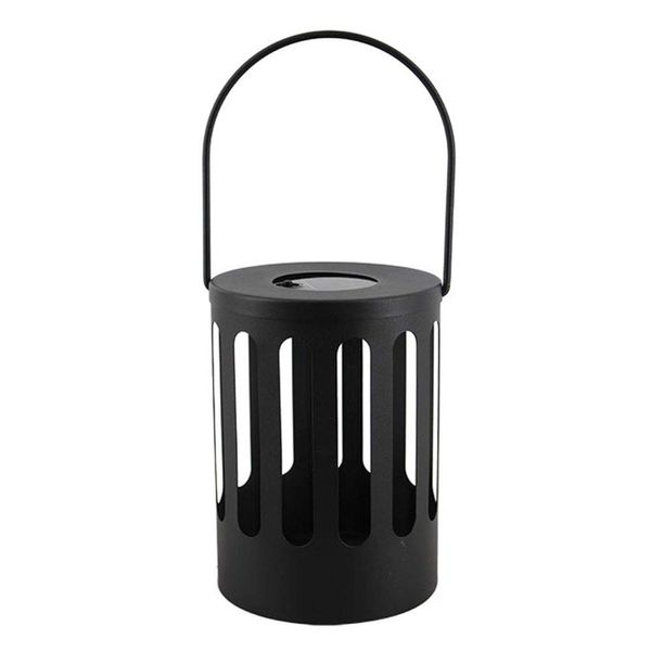 Kameyama LED Solar Lantern, Stripe (Solar Panel Included)