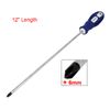 uxcell 12" Length Shank 6mm Magnetic Tip Cross Head Phillips Screwdriver