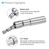 CoCud 10mm Deep Socket Set, 1/4" Drive, 3-Piece, For Home Maintenance