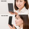 napyuamira- Double-Sided Square konpakutonapyuamira- 3 Times Black AM – 23BK