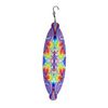 6 Pack - 15.75 x 4.75 inch Double Sided Helix Fishtail Rectangular Sublimation Wind Spinner Blanks w/Hooks