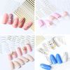 LANODO 8 Pcs Nail Stickers, Extra Fine Line, French Stickers, Gold, Nail Stickers, Silver, Nail Stickers, Line, Curve, Nail Art, Beautiful, Nail Stickers, DIY