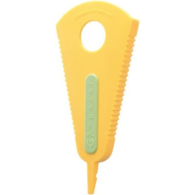 Marna K100Y Easy Opener, Cap Opening, Yellow, Bottle Lid Opening, Multi-functional, Bottle Opener, Rubber