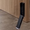 Stainless Steel Door Stopper, Self-Adhesive Installation, No Driling, Silver (Silver)