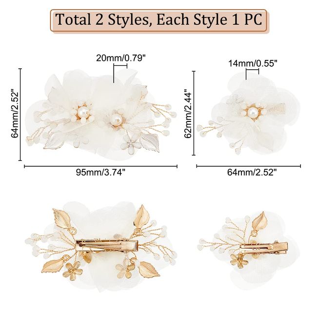 2/pc Real Pearl hair Pins