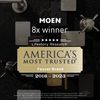Moen 6325EPBG Collection One-Function 4-1/16" Diameter Square Spray Head, Brushed Gold