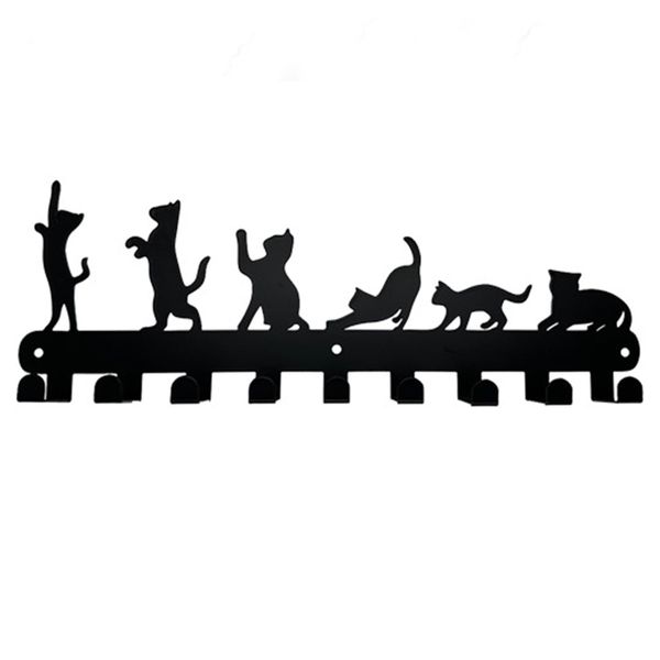 sac taske Cat Wall Hook Key Hook Key Holder Entryway Wall Hanging Accessory Hook Storage (Single Item)