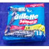 36 NEW Gillette Sensor2 Disposable 2 Blade Razors With Lubrastrip And Pivot