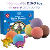 DINOSAURUS Bath Bombs for Kids with Dino Surprise Toys Inside | Funny Dinosaurs Inside Colorful Bubble Bath Bombs | Kids Cute Dinosaur Toys fro Boys and Girls | Made in USA