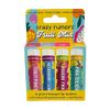 Crazy Rumors Fruit Mix Lip Balm 4-Pack Mix (Fruit Punch, Blueberry Lemon, Dragon Fruit, Piña Colada) 100% Natural, Vegan, Plant-Based, Made in USA