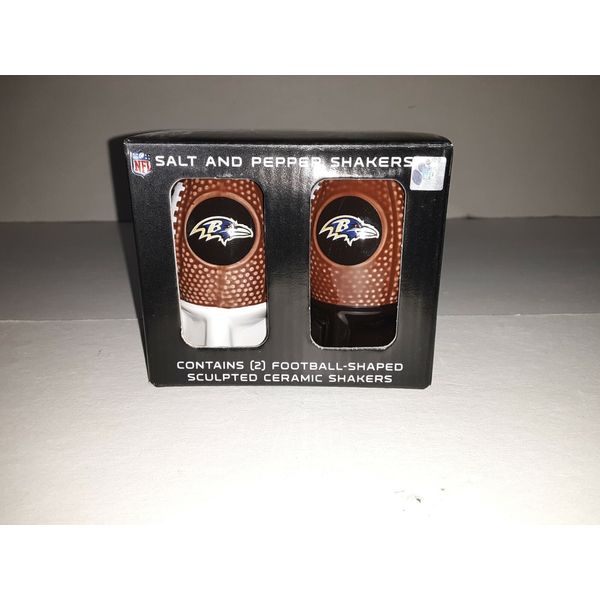 Baltimore Ravens NFL Salt and Pepper Shakers