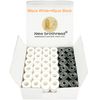 New brothread 144pcs (96White + 48Black) 60S/2(90WT) Prewound Bobbin Thread Plastic Size A SA156 for Embroidery and Sewing Machine Polyester Thread Sewing Thread