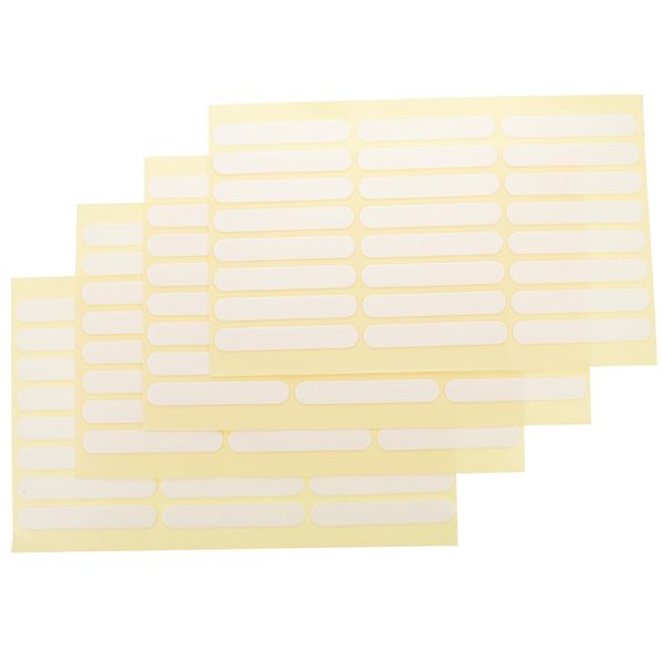 Beaupretty 4 Sheets Nail Display Tape Nail Art Display Strip Tape Double Sided Tape for Press on Nails Adhesive Clear Mounting Tape for Salon Nail Tips