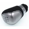 HZTWFC 6 Speed Silver Car Gear Shift Knob Lever Gaiter
