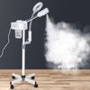 2in1 Facial Steamer on Wheels Ionic Ozone w/5X Magnifying Lamp Hot Mist Function