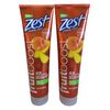 Zest Fruit Boost Revitalizing Shower Gel, Peach Mango, 10 oz., 2 Piece