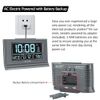 DreamSky Digital Alarm Clock with Battery Backup for Bedroom, Auto Set Clock