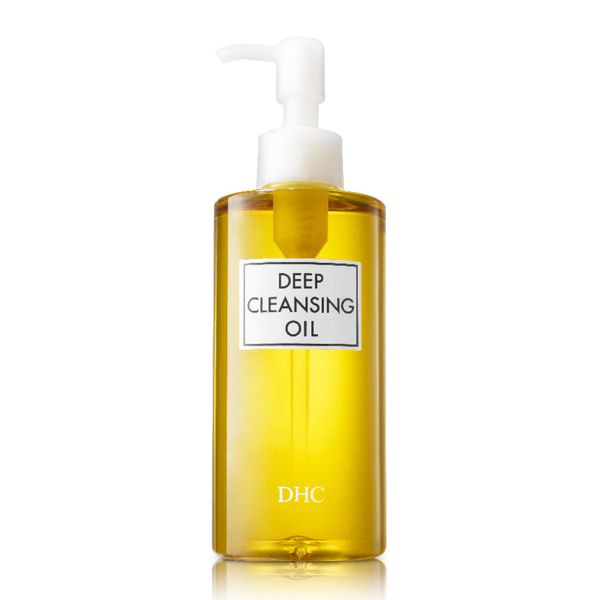 DHC Deep Cleansing Oil, Facial Cleansing Oil, Makeup Remover, Cleanses without Clogging Pores, Residue-Free, Fragrance and Colorant Free, All Skin Types, 6.7 fl. oz.