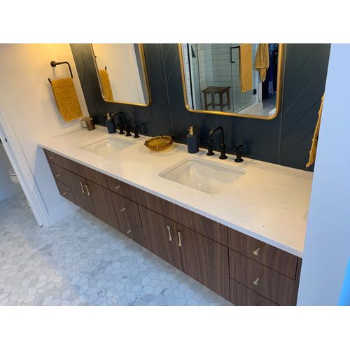 Brushed Brass MCM Cabinet Hardware Mid-Century Modern Style Made of Solid Brass (Hourglass Pull)
