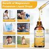 2 Packs Magnesium Liquid Drops, Magnesium Glycinate,Impr