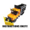 Custom Brick Building 7 Train Model Instructions - Station, engine, signal tower