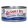 Bumble Bee Solid White Albacore in Water, 12-Ounce Can (Pack of 6)