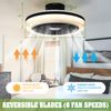 18" Smart Ceiling Fan with Light Alexa Siri Google Assistant w/Bluetooth Speaker