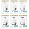 6 PK - Dove Refillable Deodorant Starter Kit Sensitive Aluminum Free Deodorant