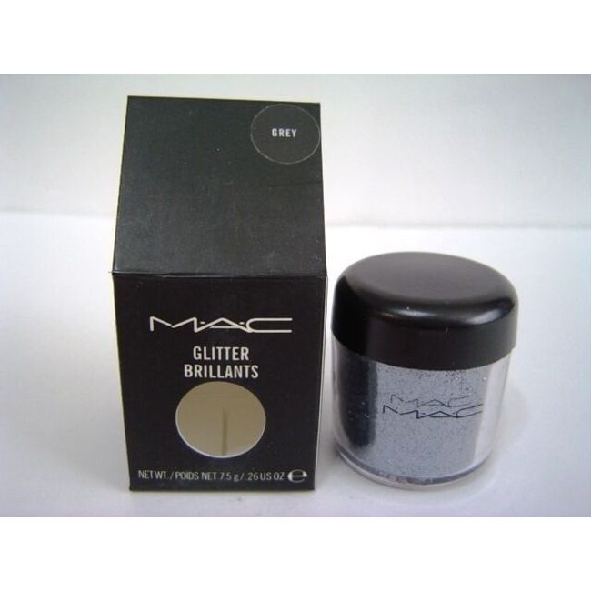 NIB MAC Cosmetics Pro Glitter Brillants Full Size 7.5 g.-  GREY 100% Authentic