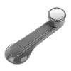 Window Crank Handle Set Chrome & Gray Compatible with 1984-2000 Honda Civic