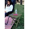 Camco 21046 Large Quick-Folding Adirondack Table, Plastic, Sage