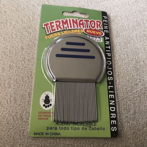 NEW Nit Nurvo Terminator Comb Head Lice Stainless Steel uni-sex Free Shipping