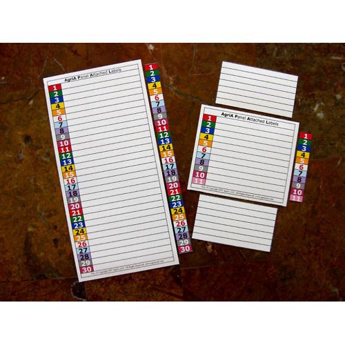 Magnetic and Color-Coded 30 & 11 Circuit Breaker Box Electric Panel Label Sets