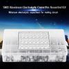 TOPINCN 400Pcs Smd Electrolytic Capacitor 24 Values Capacitors Assortment Kit Box Range 1Uf - 1000Uf