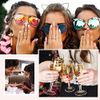 Aurora Powder Set of 4 Pearl Nail Powder Mirror Nail Nail Powder Metallic Gel Gel Nail Nail Powder Fine Particles Magic Mirror Nail Art Hologram Design Chrome Powder Silver Flash Nail