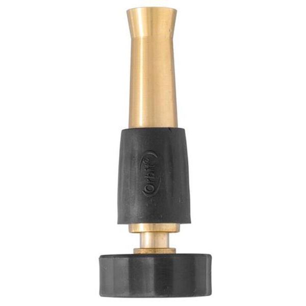 Orbit 58044N Black & Gold Brass/Zinc Adjustable Hose Nozzle (Pack of 2)